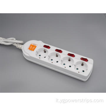 4/5/6-outlet UE/Germany Standard Power Strip